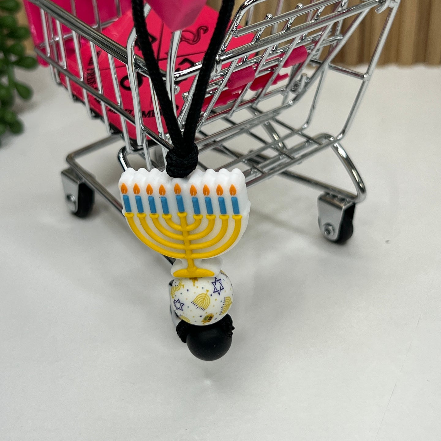 Menorah Zipper Charm